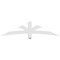 Ekena Millwork Davenport Architectural Grade PVC Gable Bracket, 72"W x 18"H x 4"D x 4"F, 6/12 Pitch GBP072X18X0404DAV00 - alternate 2